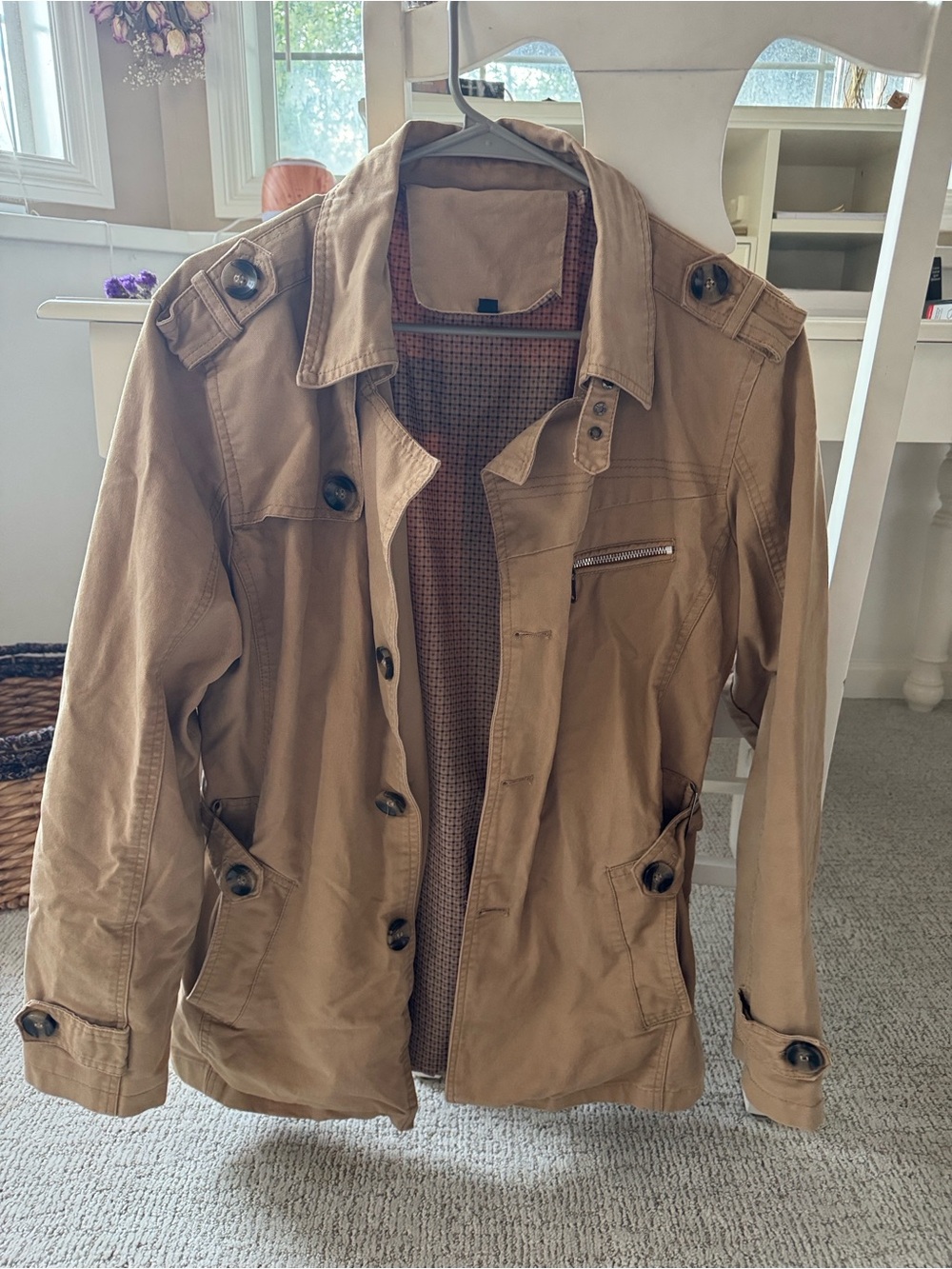 Women’s Light Brown Autumn Jacket (S-M)